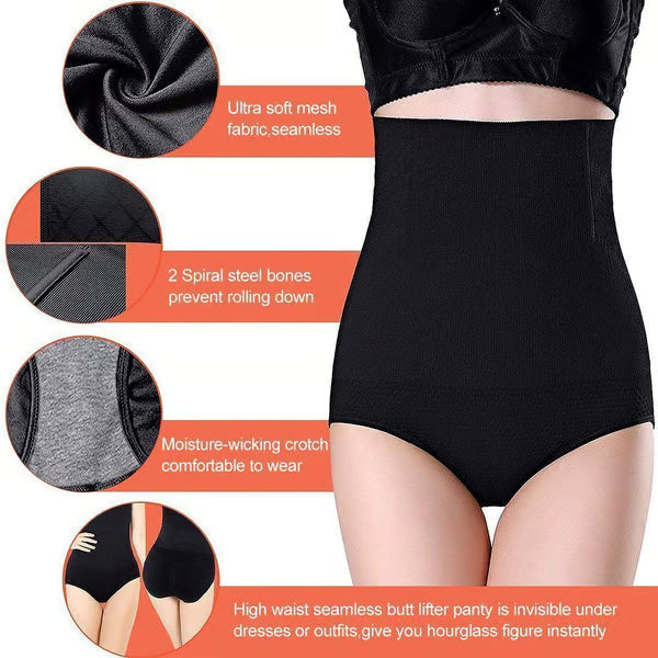 【⏰BUY 1 GET 1 FREE】High Waist Tummy Control Shapewear Panties