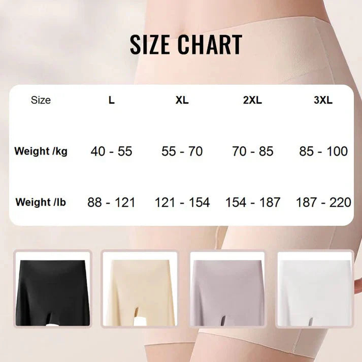 Buy two get one free Women High-waist Ice Silk Underwear with Tummy-control Hip-lifting