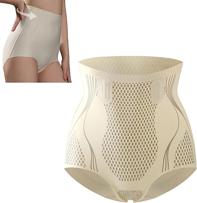 Ice Silk Ion Fibre Repair Shaping Shorts Tummy Control Underpants