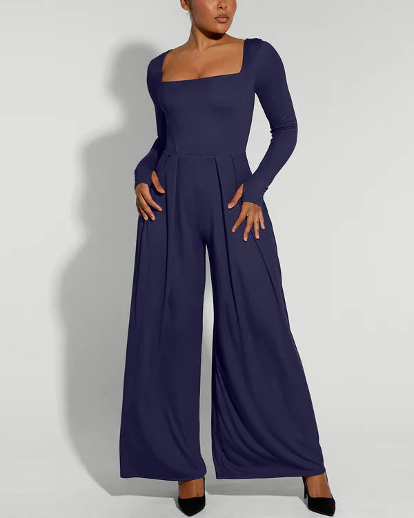 AirSlim® Square Neckline Built-In Shaping Jumpsuit
