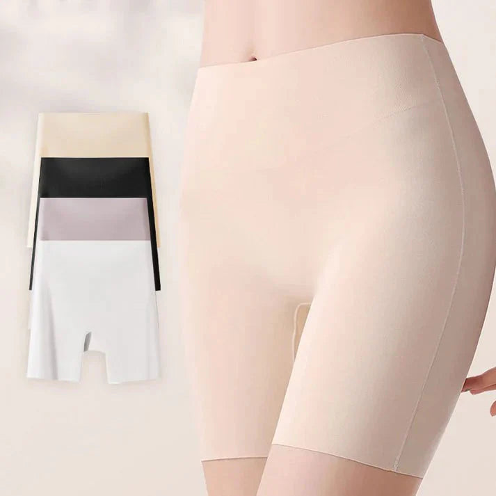 Buy two get one free Women High-waist Ice Silk Underwear with Tummy-control Hip-lifting