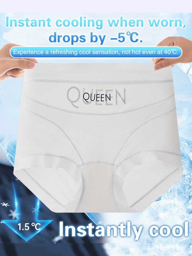 🔥Buy one get two free🔥[Pear-Shaped Body Savior] Ice Silk High-Waisted Shaping Panties