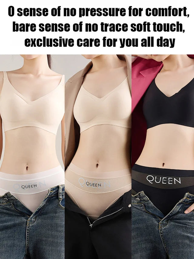 🔥Buy one get two free🔥[Pear-Shaped Body Savior] Ice Silk High-Waisted Shaping Panties