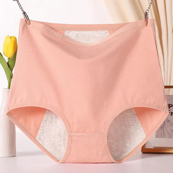 🔥Large size pure cotton antibacterial anti-leakage physiological underwear
