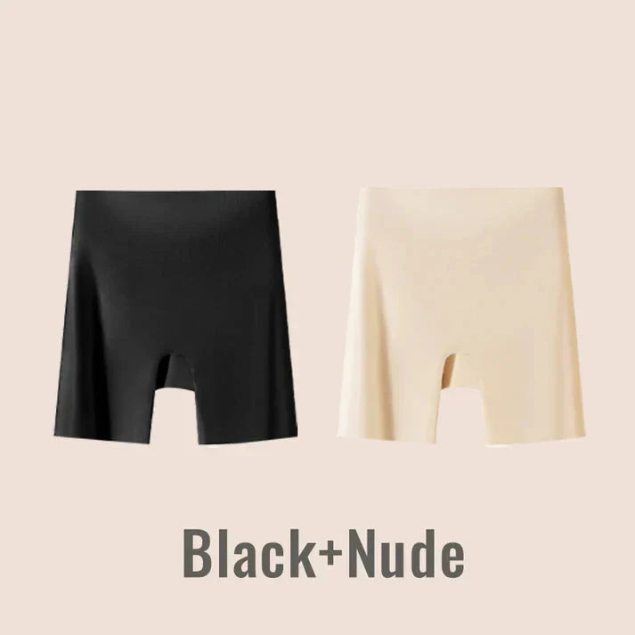 High-waisted ice silk abdominal control and hip lifting underwear