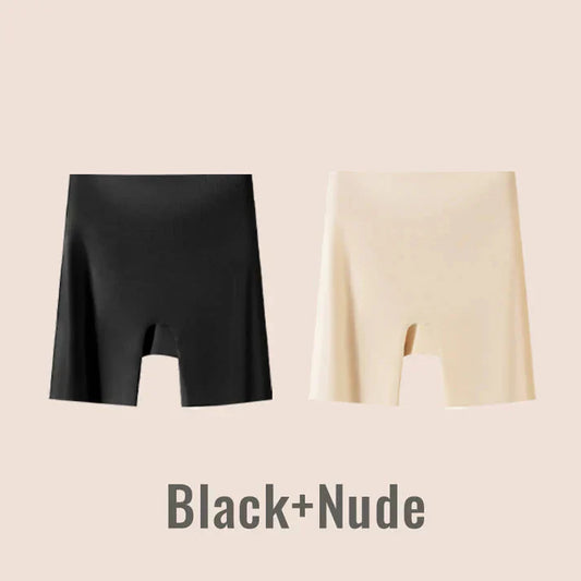 High-waisted ice silk abdominal control and hip lifting underwear
